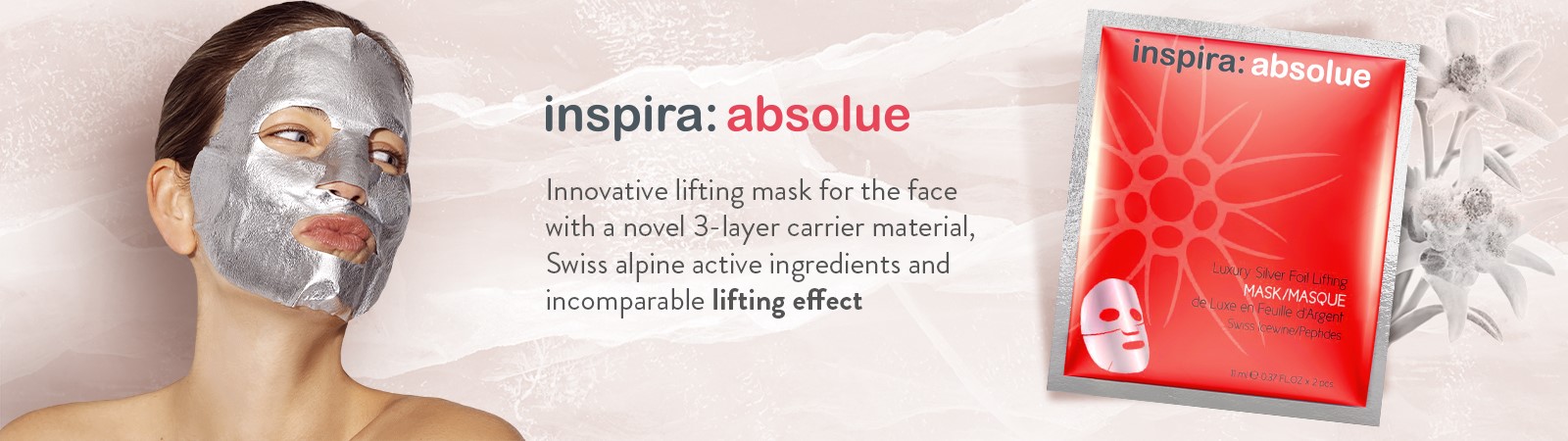 Inspira Absolue silver foil mask