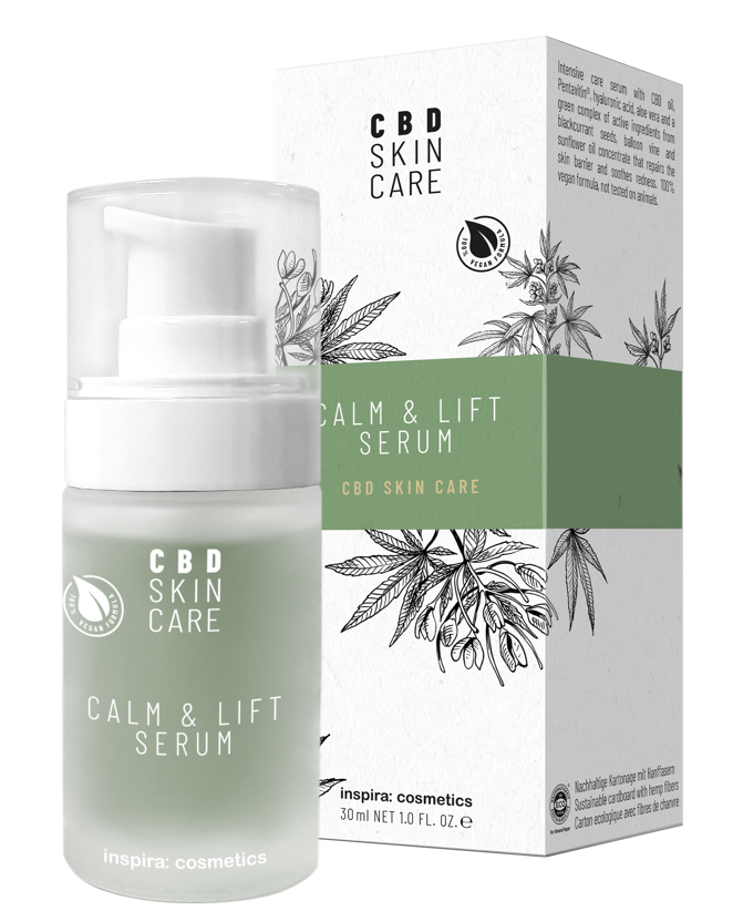 美容液 e'ltofia A2 Calming Wash & NA Grip Serum CALM & LIFT SERUM CBD SKIN CARE 30ML | inspira: cosmetics gmbh