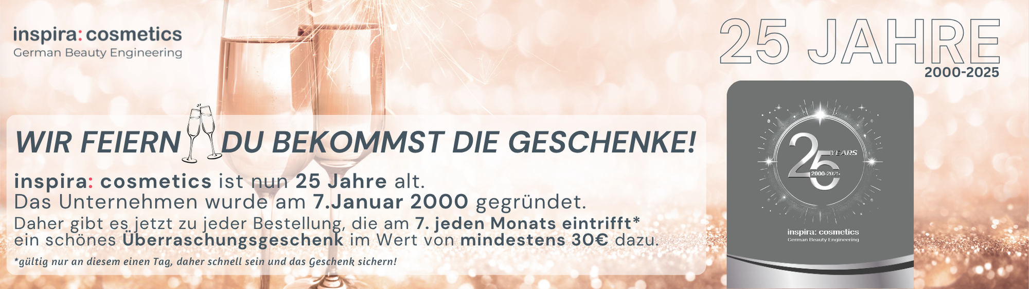 Geschenk für dich am 7. des Monats